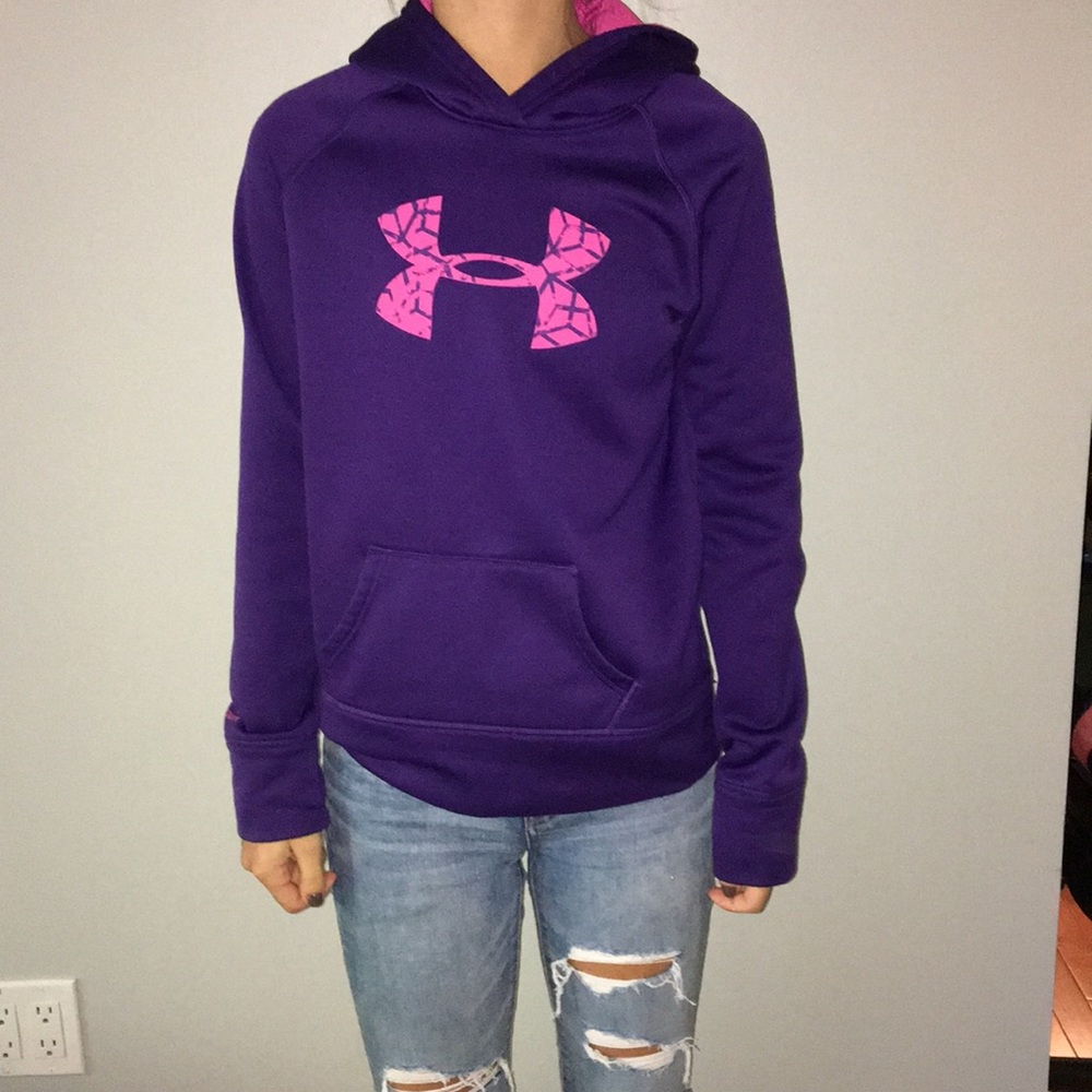 Purple Under armor sweatshirt